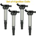 thumbnail image 3 of Set of 4 Ignition Coil Pack Compatible with 09-19 1.8L L4 Toyota Corolla Matrix Prius V / Plug-In,Pontiac,Vibe Scion xD,Lexus CT200h Replaces 90919-02252 UF596 90919-02258 C1714 UF619 E1096 GN10341, 3 of 6