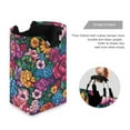 thumbnail image 3 of Yayeee Freestanding Laundry Hamper with Handle Collapsible Large Storage Basket for Clothes, Charming Floral Pattern, 3 of 7