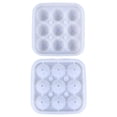 thumbnail image 2 of Bandeja de silicona para cubitos de hielo con forma de balón de fútbol | Molde para cubitos de hielo con forma de balón de fútbol | Molde para cubitos de hielo esféricos grandes con tapa, 2 of 6