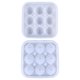 thumbnail image 2 of Bandeja de silicona para cubitos de hielo con forma de balón de fútbol | Molde para cubitos de hielo con forma de balón de fútbol | Molde para cubitos de hielo esféricos grandes con tapa, 2 of 6