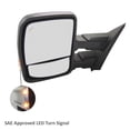 thumbnail image 3 of Trail Ridge Tow Mirror Power Heat Signal Spotlight Textured Black Pair for F150 TR00385 Fits select: 2015-2018 FORD F150, 3 of 5
