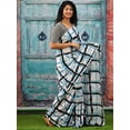 thumbnail image 4 of Geometric Pure Cotton Block Print Saree - 28155682, 4 of 4