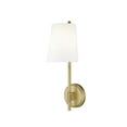 thumbnail image 6 of Z Lite 816-1S-RB 6 in. Winward 1 Light Wall Sconce Wall Light, Rubbed Brass, 6 of 7