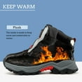thumbnail image 5 of FANGFIUP Boys Snow Boots Winter Waterproof Antiskid Boots Hiking Outdoor Shoes Booties for Unisex Kids (Little Kid/Big Kid), 5 of 8