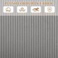thumbnail image 4 of Timbernest 107" Oversized L-Shaped Cloud Couch, 7 in 1 Corduroy Modular Sectional Sofa for Living Room, Convertible Sleeper Sofa Bed with Side Pockets, No Assembly, Gray, 4 of 13