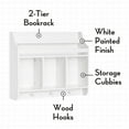 thumbnail image 4 of RiverRidge Kids Wall Mounted Bookshelf and Toy Storage Organizer for Playroom - White, 4 of 9
