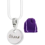 Ohana Necklace | Family Pendant Charm Gift for Women Men Jewelry Ohana Means Family Togetherness Unity Gifts Stuff Accessories Decor