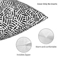 thumbnail image 4 of Rateoe Weave Geometric Pattern Throw Pillow Cover Premium Pillow Stuffer Sham Square for Decorative Cushion Bed Couch Sofa(Pillow insert not included), 4 of 8