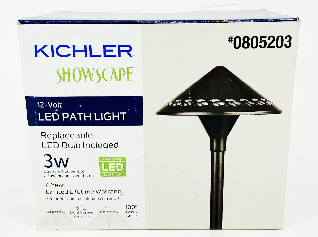 Kichler Showscape 12Volt LED Path Light Replaceable LED Bulb Included