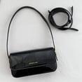 thumbnail image 4 of 8111 Bolso Cruzado Versátil Con Textura Alta Gama Bolso Cuadrado Pequeño Charol Con Hombro (negro), 4 of 9