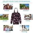 thumbnail image 5 of Disketp Breast Cancer Awareness Youth Hoodie Sweatshirt for Boys Girls Kids Pullover Hooded Classic Casual Essentials Hoodie-Medium, 5 of 6
