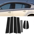 thumbnail image 4 of Pillar Post Decal Trim, 8 Pcs Door Window Pillar Post Cover Trim Sticker Glossy Black Exterior Window Pillar Posts Decorations Covers Set For Hatchback 2012-2015, 4 of 8