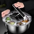 thumbnail image 2 of Vegetable Fruits Dryer Salad Spinner Lettuce Spinner Storage Tools, 2 of 5