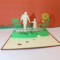 thumbnail image 4 of Creative 3D Three-Dimensional Greeting Card Father's Day Mother's Day Blessing Card Postcard Gift (Girl Father), 4 of 6