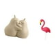thumbnail image 5 of Sujetalibros decorativos con forma de flamenco para jardín. Estatua de moderna en HDPE. Ideal para oficina y hogar., 5 of 8