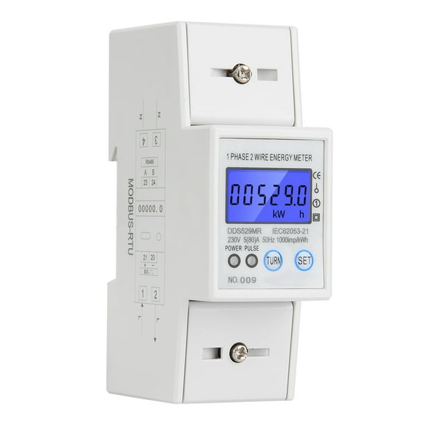 Medidor de potencia, DDS529MR Energía eléctrica monofásica Medidor de energía monofásico Medidor digital multifunción Altamente versátil