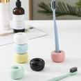 thumbnail image 2 of SPRING PARK Mini Aluminum Toothbrush Holder, Shaver Rack, Pen Holder, Letter Opener Rack Mini Storage Rack, Metal Base with Silicone Bottom pad, Non-Slip, Desktop Bathroom Refined, 2 of 7