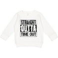 thumbnail image 2 of Inktastic Straight Outta Time out Toddler Sweatshirt, 2 of 4