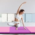 thumbnail image 3 of Costway 4'x 10'x 2''Folding Gymnastics Tumbling Mat Indoor Outdoor Gym Stretching Yoga, 3 of 11