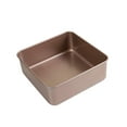 thumbnail image 5 of Rectangular Baking Pan Rectangle Bread Pan Loaf Tin Roasting Smooth Surface Heavy Duty Rounded Corner Edge Portable Carbon Steel Cake Tray 8 inch, 5 of 8