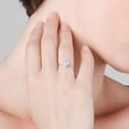 thumbnail image 4 of Galaxy Gold 14K White Gold 1.77 Carat Natural Diamonds and Aquamarine Ring - March Birthstone - Courage & Clarity - Sizes 5.5 to 11 - Fine Jewelry for Women, 4 of 4