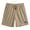 Khaki -AA01, variant on Nestiefly Men's Casual Shorts Waffle Elastic Waist Drawstring Workout Running Jogging Beach Sweat Shorts with Pockets Black 4XL