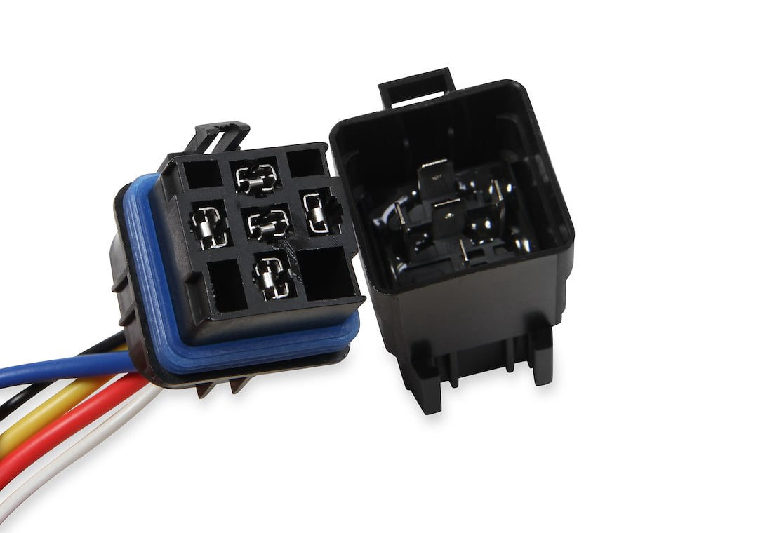 Mr Gasket 40100G Waterproof Relay 12V DC/30 Amp Continuous/40 Amp Momentary 7 in. Long Wiring Pigtail Waterproof Relay