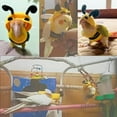 thumbnail image 5 of Dalrosia Pet Birds Costume Small Animals Clothes Birds Cosplay Outfit Bee Shaped Hoodies for Parrots African Greys Parakeet Cockatiel Sun Conure Finch Budgie, 5 of 5
