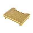 thumbnail image 2 of Milaget Cat Litter Box Ramp Lightweight Easy to Clean Elevated Sturdy Cat Litter Mat Yellow, 2 of 9