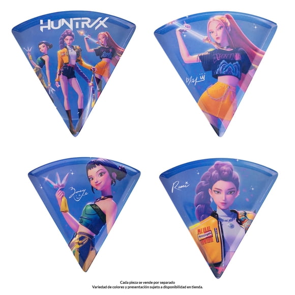 Plato para Pizza Prichos Guerreras K-POP de Melamina Varios Diseños 1 Pieza