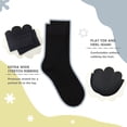 thumbnail image 2 of Bamboo Kids School Uniform Dress Socks Unisex Soft Crew Youth Socks 6 Pairs (as1, age, 11_years, 15_years, Black, 11-15 Years), 2 of 6