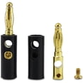 thumbnail image 3 of Conectores de cable difusor de audio, 20 buc, plástico/metal, rosa/negro, 3 of 5