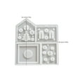thumbnail image 5 of Shoreew Christmas Gingerbread House Mold Tray for Cookie Chocolate Candy Easy-release Silicone House Mold Holiday Baking Mold for Candle Making Plaster Casting, 5 of 7