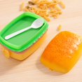 thumbnail image 4 of Portable Lunch Box Creative Hamburger Bento Box With Tableware for School Office, 4 of 4