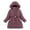 Z3 Purple, variant on Krdevn Girls Long Coat Winter Warm Thickened Downlike Jacket with Hood Windproof Outerwear for Kids,Size:11-12 Years