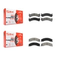 thumbnail image 1 of SIM Front Rear Semi-Metallic Brake Pads Kit for Car GMC Savana 3500 Chevrolet Express 4500 KSM-100324, 1 of 8