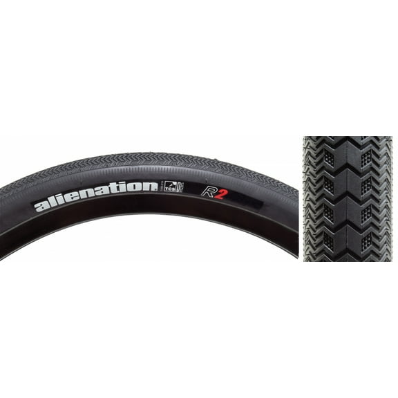 Alienation TCS R2 Tire Tubeless, Folding, Dual Compound, Black, 120TPI 20x1.75