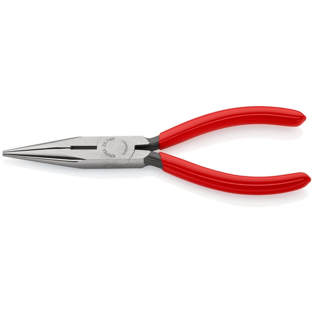 KNIPEX 25 01 160 Pinza de montaje (pinza de radio) recubierto de plástico acabado pavonado 160 mm