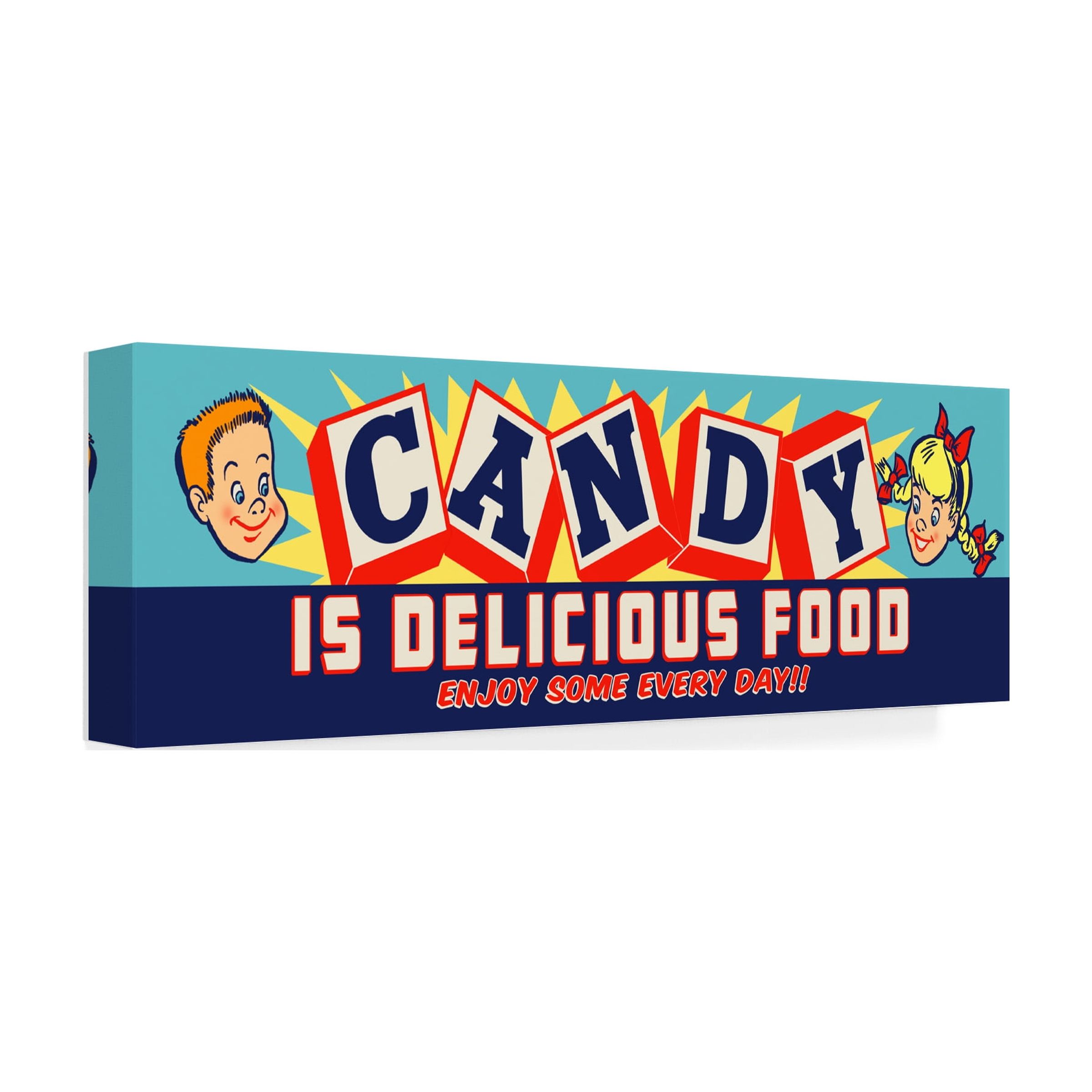 RetroPlanet 'Candy Delicious Food' Canvas Art