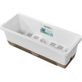 thumbnail image 1 of Self Watering Plant Pots - Vegetables Container,with Base, Drainage Hole, and Absorbent Rope Rectangular Flower Pots,for Cultivation Garden Windowsill Terrace Porch Courtyard, 1 of 18