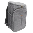 thumbnail image 2 of Mochila refrigeradora para acampar de 18L, bolsa térmica impermeable a prueba de fugas con aislamiento térmico para fiambrera para bebidas de frutas, billetera para teléfono móvil, color gri, 2 of 10