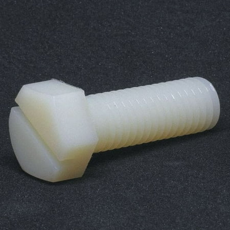 

2PC ZoroSelect 5/16 -18 Not Graded Hex Head Cap Screw Nylon 10 PK