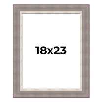 18x23 Frame Grey Real Wood Picture Frame Width 2.75 Inches | Interior Frame Depth 0.5 Inches |