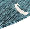thumbnail image 5 of Unique Loom Outdoor Coastal Collection Area Rug - Ahoy (5' 3" Round Teal/Ivory), 5 of 6