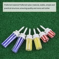 thumbnail image 2 of Naiovety 6 piezas de tees de Golf multicolor, telémetro profesional de moda para golf, accesorios para telémetro deportivo, clavo de plantación de lana Golf 70mm bianco giallo Naiovety OD003037-02, 2 of 6