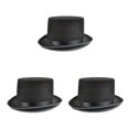 thumbnail image 1 of Guardurnaity Top Hat Cosplay Prop Suministros de fiesta multipropósito Tela no tejida Bar Accesorios Interior Hogar Sombrero Negro / Adulto / Medio Type1 NO1, 1 of 6
