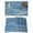 Blue, variant on Blue Placemats Set of 4, Vintage Modern Abstract Art Ombre Placemats for Dining Table, Place Mats for Kitchen Tabletop, Waterproof Wipeable Dining Table Mats Set