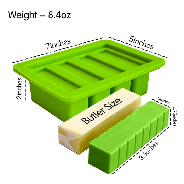  Butter Molds Silicone Tray 2packs