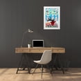 thumbnail image 3 of Conway, Kim 11x14 White Modern Wood Framed Museum Art Print Titled - Forest Creatures I, 3 of 4