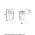 thumbnail image 4 of Maxim Lighting - One Light Outdoor Wall Lantern - Outdoor Wall Mount -, 4 of 5
